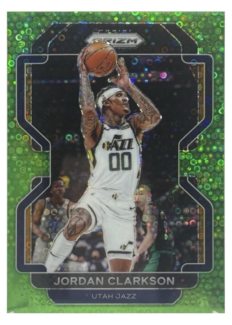 2021-22 Panini Prizm Base Set Jordan Clarkson #127 card