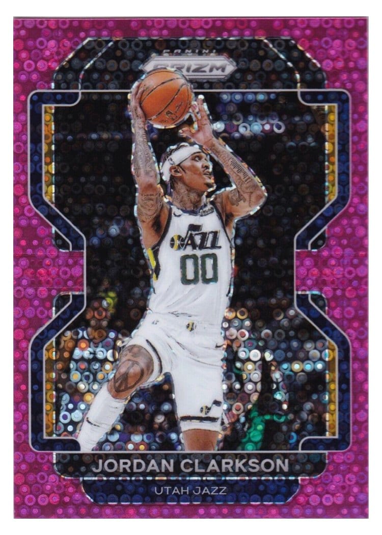 2021-22 Panini Prizm Base Set Jordan Clarkson #127 card