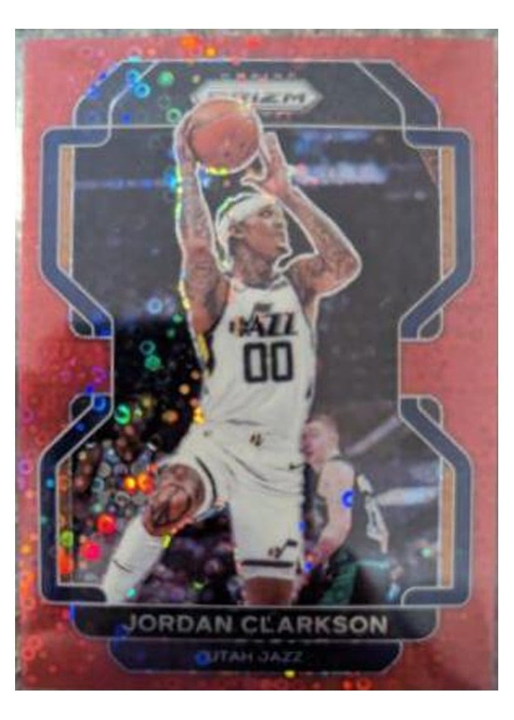 2021-22 Panini Prizm Base Set Jordan Clarkson #127 card