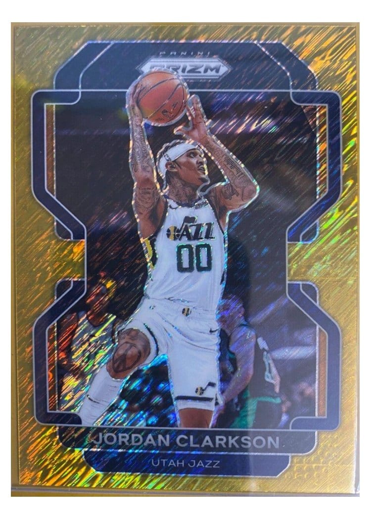2021-22 Panini Prizm Base Set Jordan Clarkson #127 card