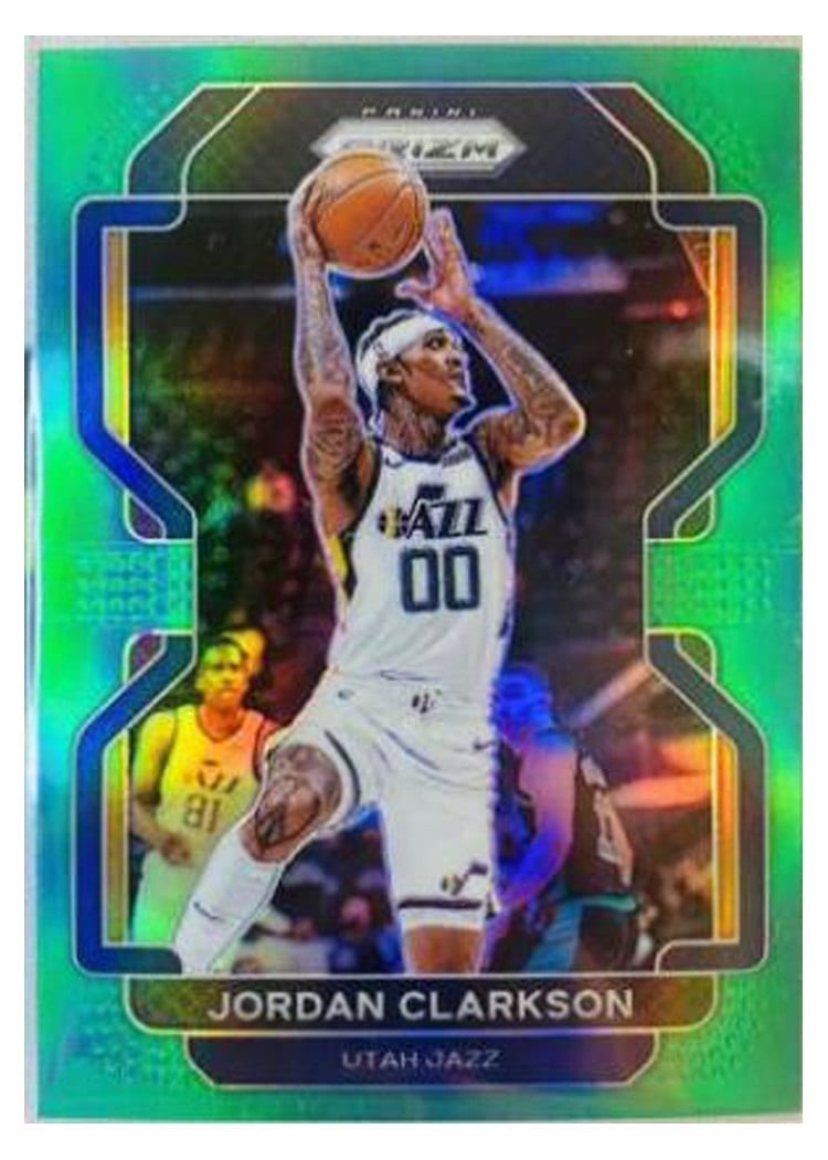 2021-22 Panini Prizm Base Set Jordan Clarkson #127 card