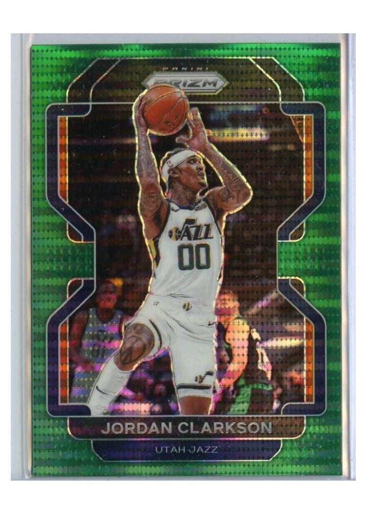 2021-22 Panini Prizm Base Set Jordan Clarkson #127 card