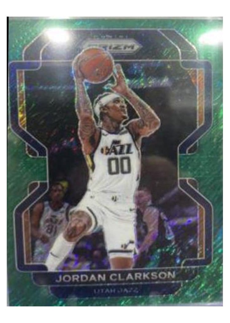 2021-22 Panini Prizm Base Set Jordan Clarkson #127 card