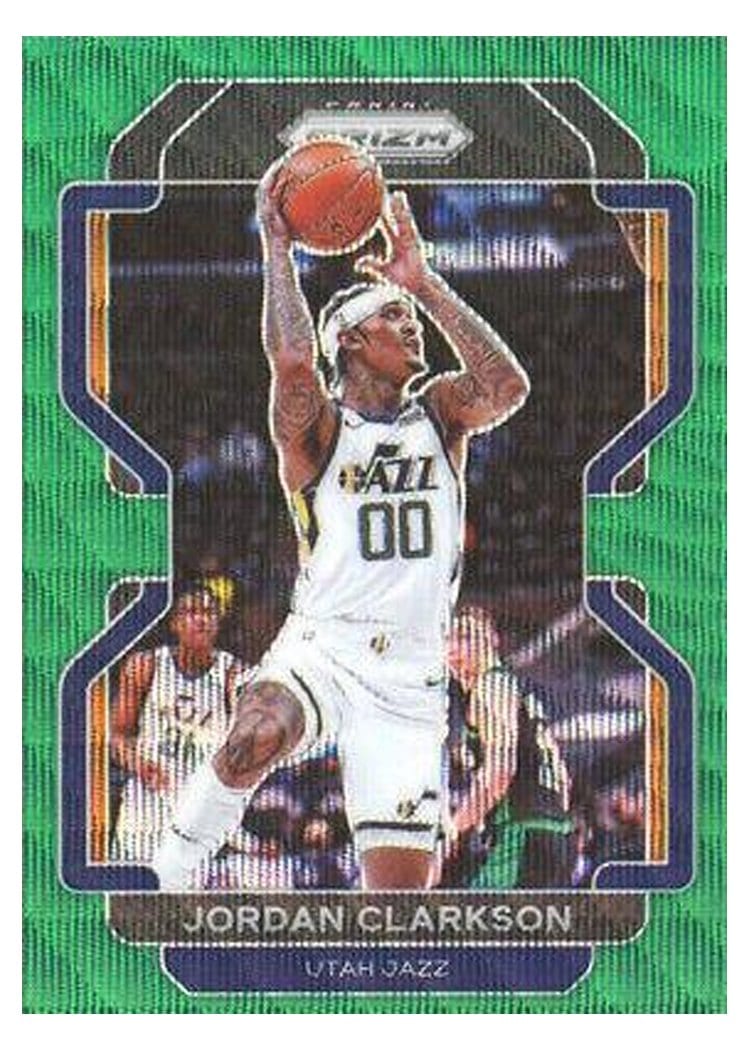 2021-22 Panini Prizm Base Set Jordan Clarkson #127 card