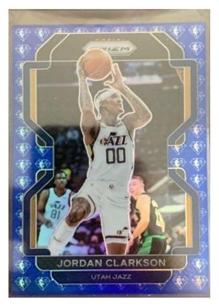 2021-22 Panini Prizm Base Set Jordan Clarkson #127 card