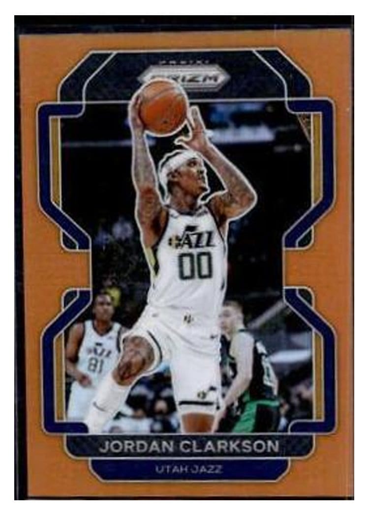 2021-22 Panini Prizm Base Set Jordan Clarkson #127 card