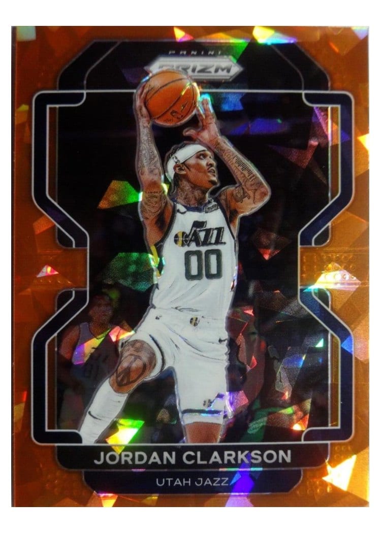 2021-22 Panini Prizm Base Set Jordan Clarkson #127 card