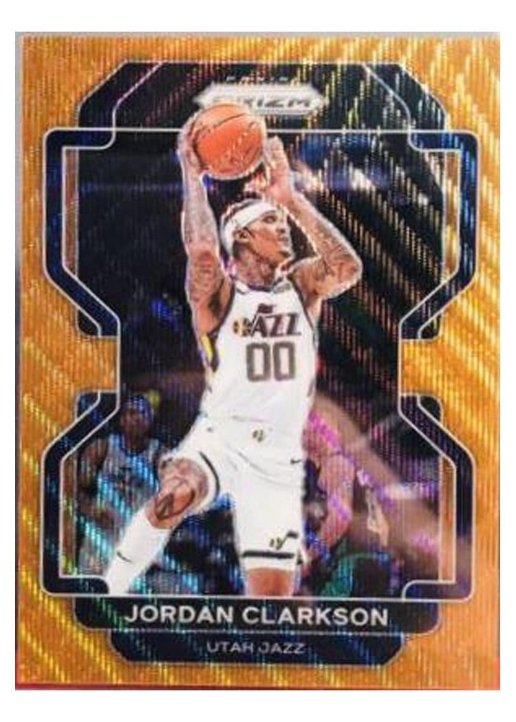 2021-22 Panini Prizm Base Set Jordan Clarkson #127 card