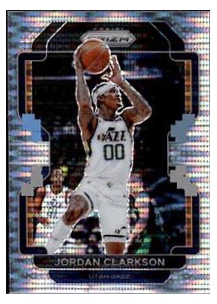 2021-22 Panini Prizm Base Set Jordan Clarkson #127 card