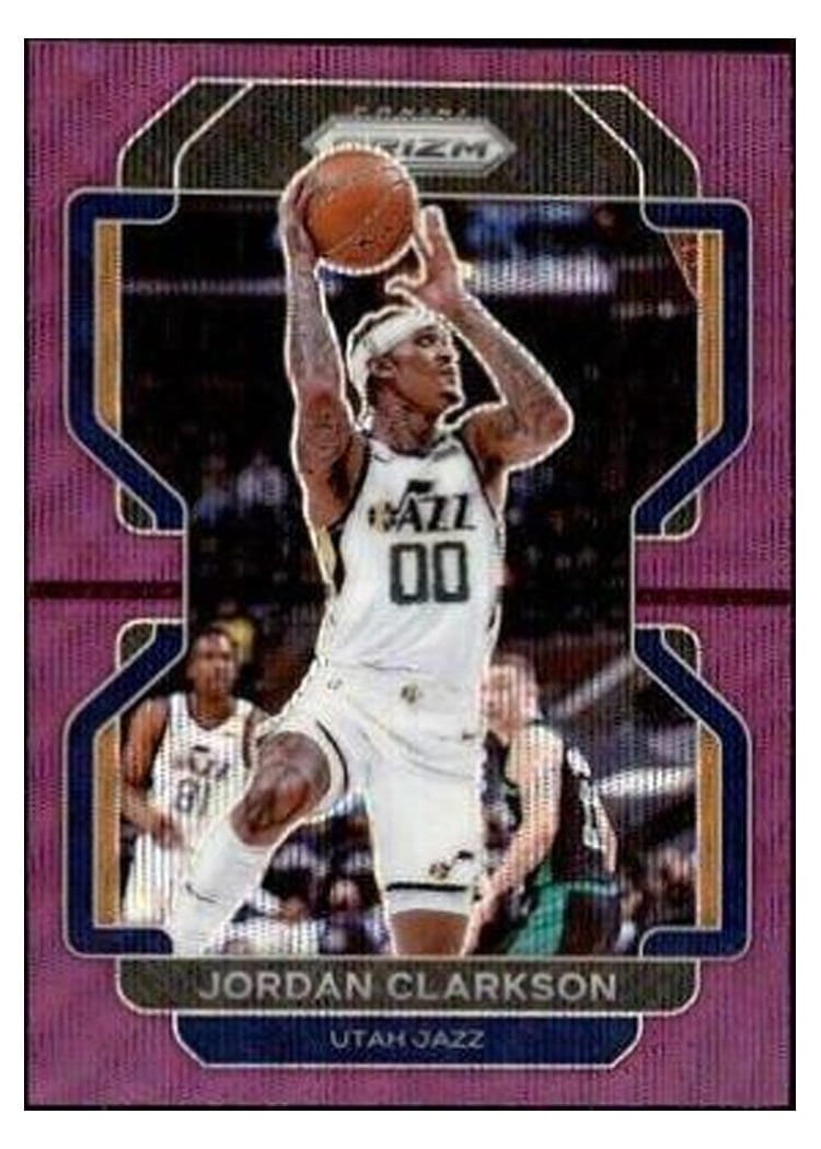 2021-22 Panini Prizm Base Set Jordan Clarkson #127 card
