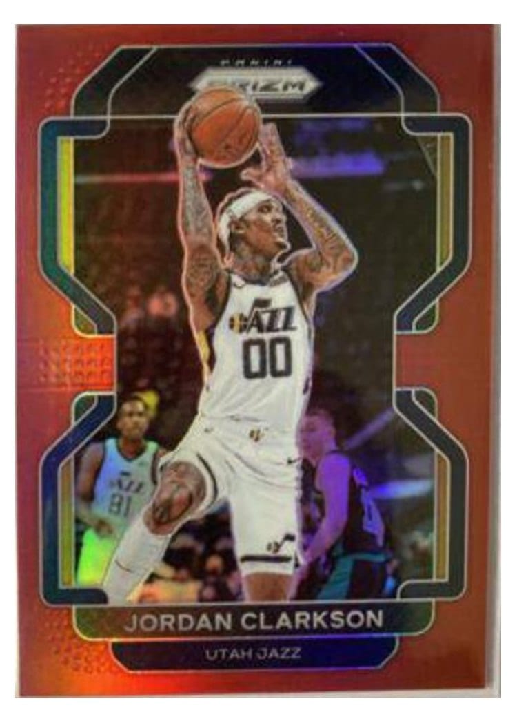 2021-22 Panini Prizm Base Set Jordan Clarkson #127 card