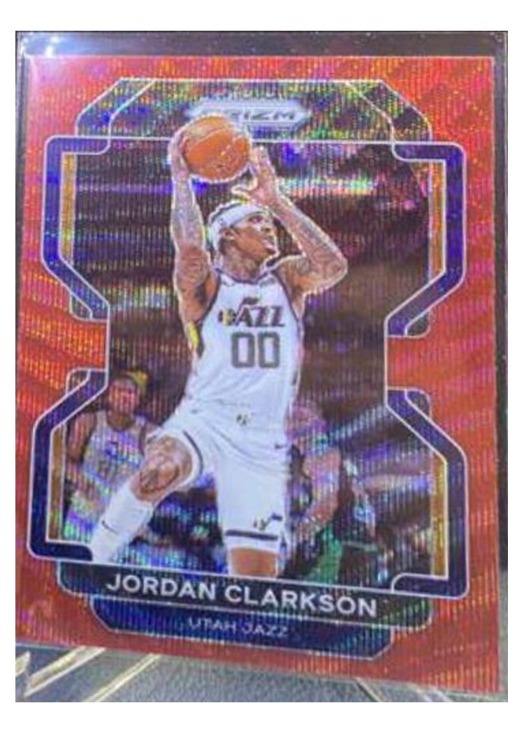 2021-22 Panini Prizm Base Set Jordan Clarkson #127 card
