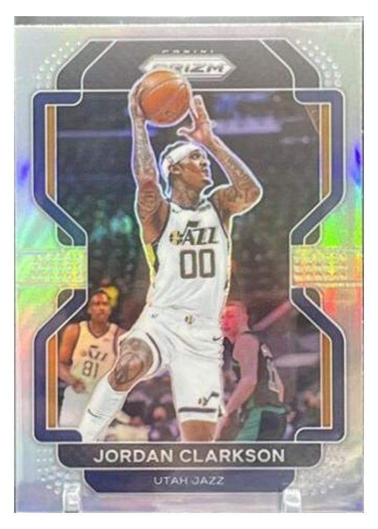 2021-22 Panini Prizm Base Set Jordan Clarkson #127 card