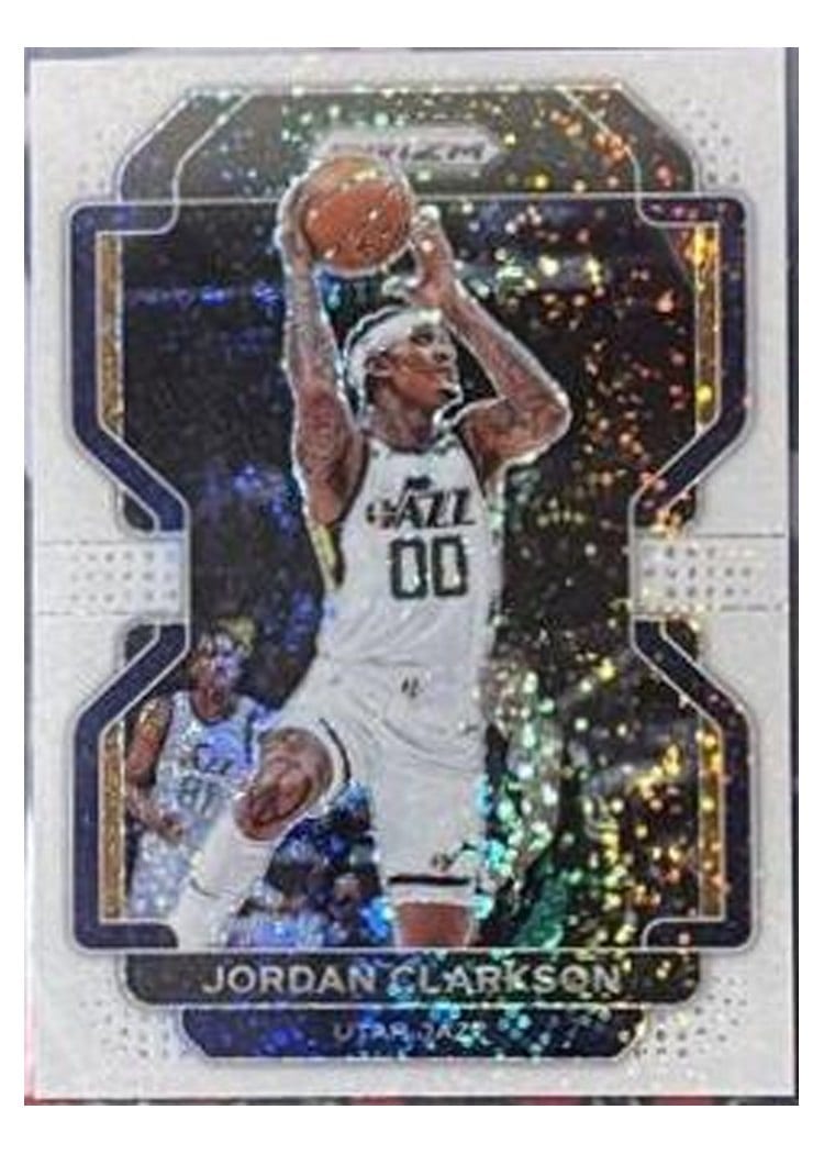 2021-22 Panini Prizm Base Set Jordan Clarkson #127 card