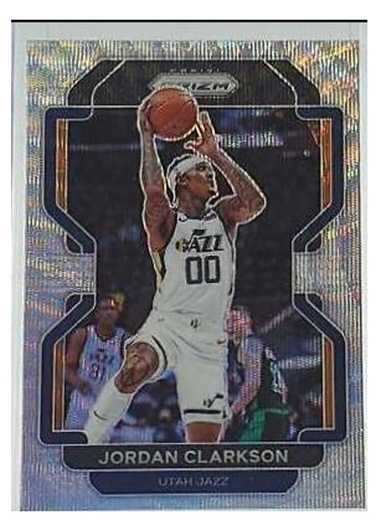 2021-22 Panini Prizm Base Set Jordan Clarkson #127 card