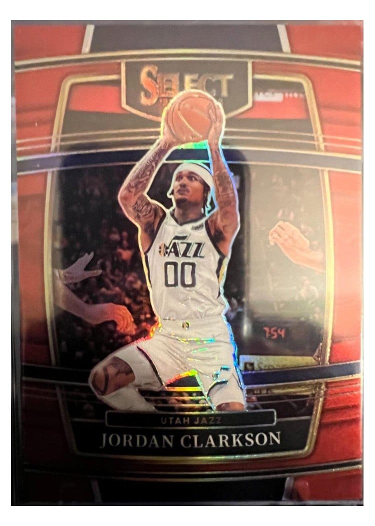2021-22 Panini Select Base Set Jordan Clarkson #38 card