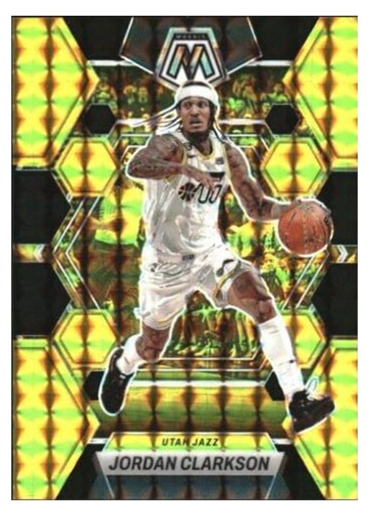 2022-23 Panini Mosaic Base Set Jordan Clarkson #123 card