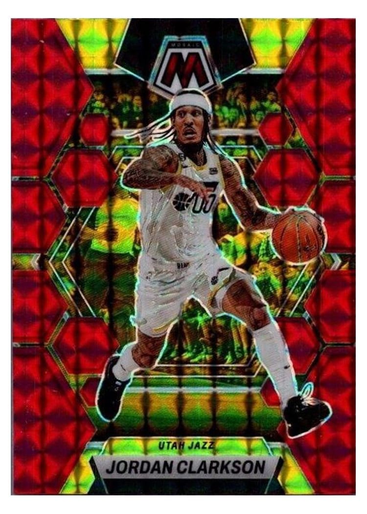 2022-23 Panini Mosaic Base Set Jordan Clarkson #123 card