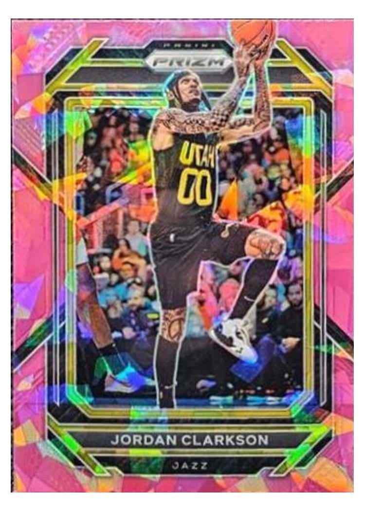 2022-23 Panini Prizm Base Set Jordan Clarkson #54 card