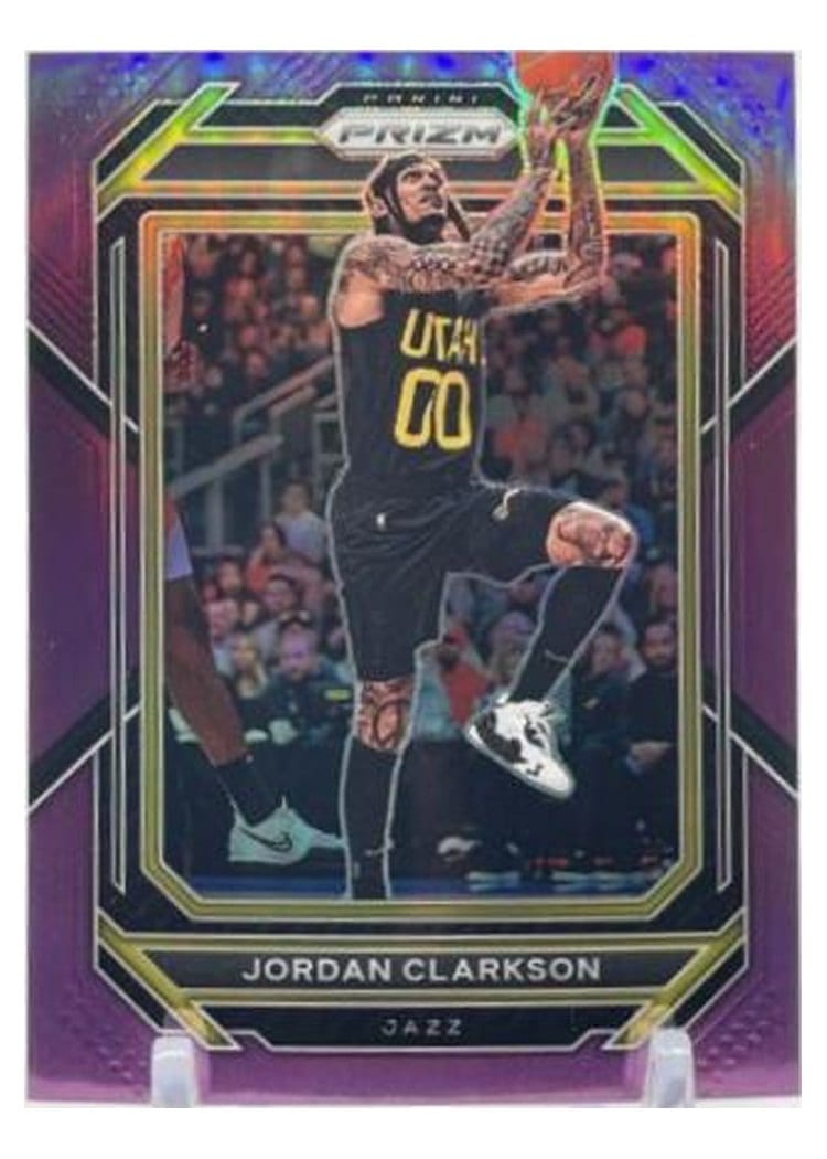 2022-23 Panini Prizm Base Set Jordan Clarkson #54 card