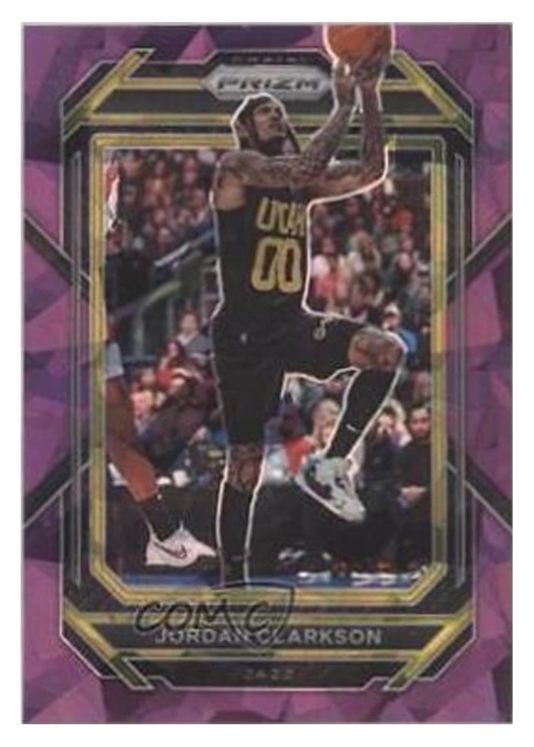 2022-23 Panini Prizm Base Set Jordan Clarkson #54 card