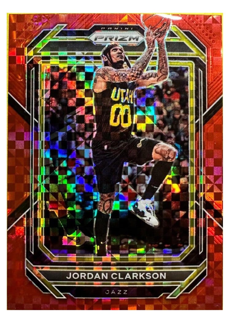 2022-23 Panini Prizm Base Set Jordan Clarkson #54 card