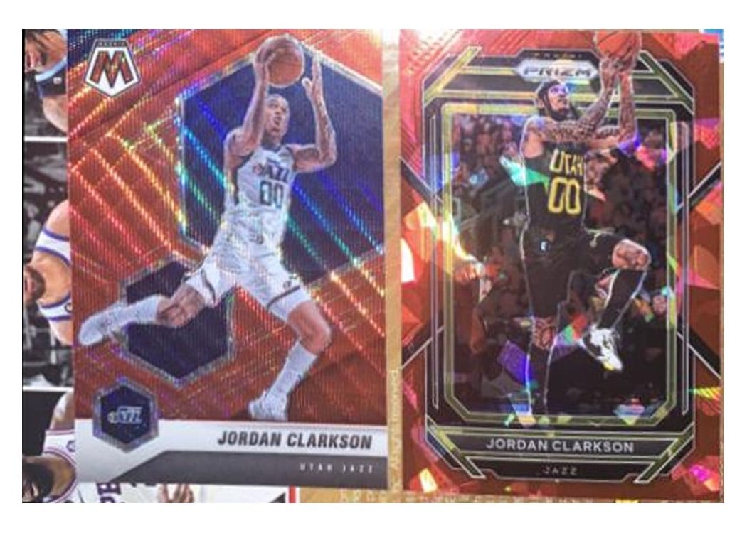 2022-23 Panini Prizm Base Set Jordan Clarkson #54 card