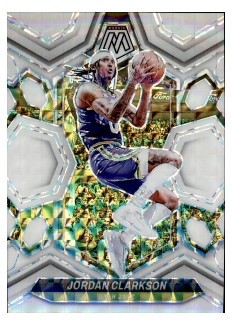 2023-24 Panini Mosaic Base Set Jordan Clarkson #42 card