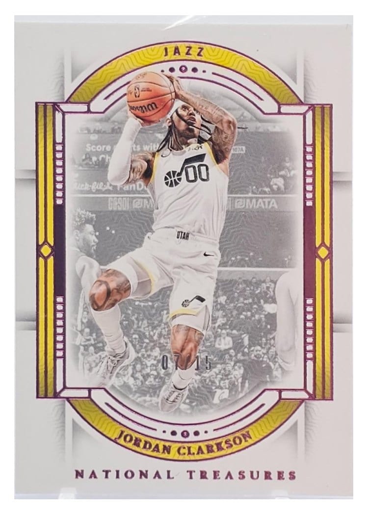 2023-24 Panini National Treasures Base Set Jordan Clarkson #65 card