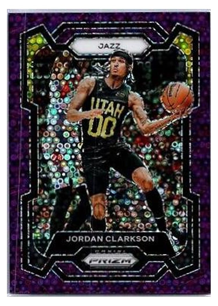 2023-24 Panini Prizm Base Set Jordan Clarkson #65 card