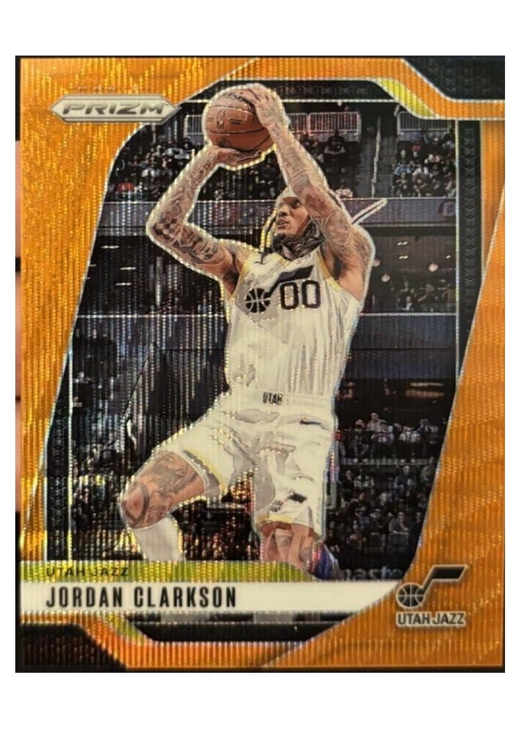 2024-25 Panini Prizm Base Set Jordan Clarkson #3 card