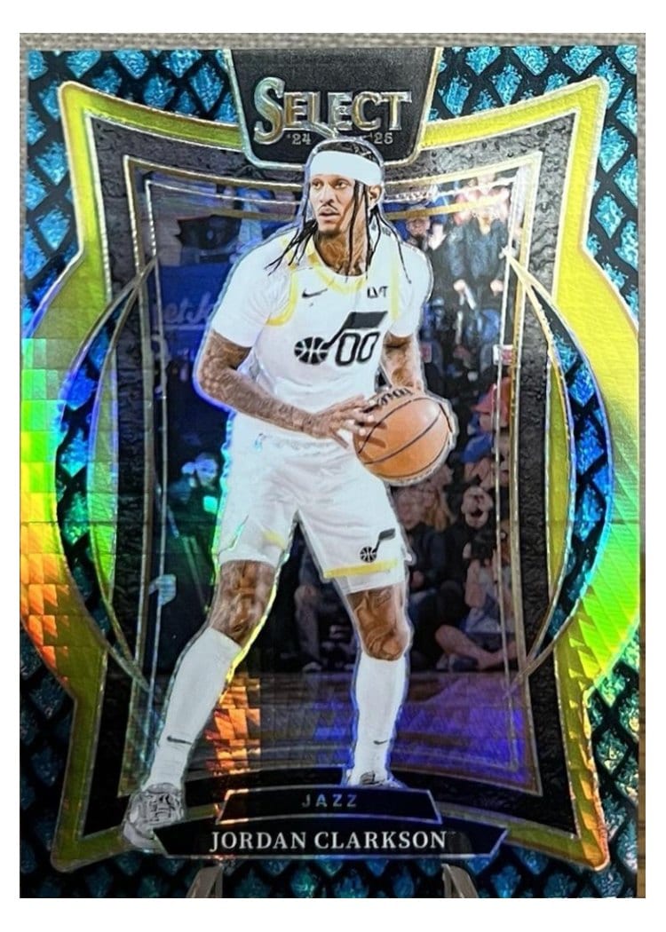 2024-25 Panini Select Base Set Jordan Clarkson #19 card