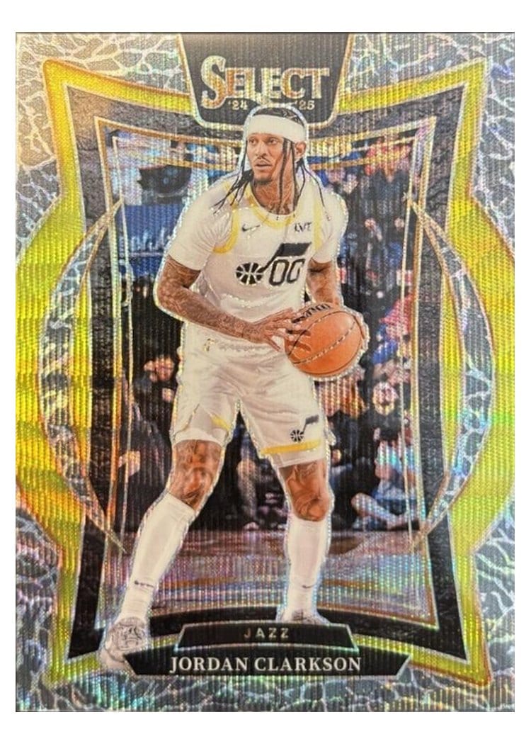 2024-25 Panini Select Base Set Jordan Clarkson #19 card