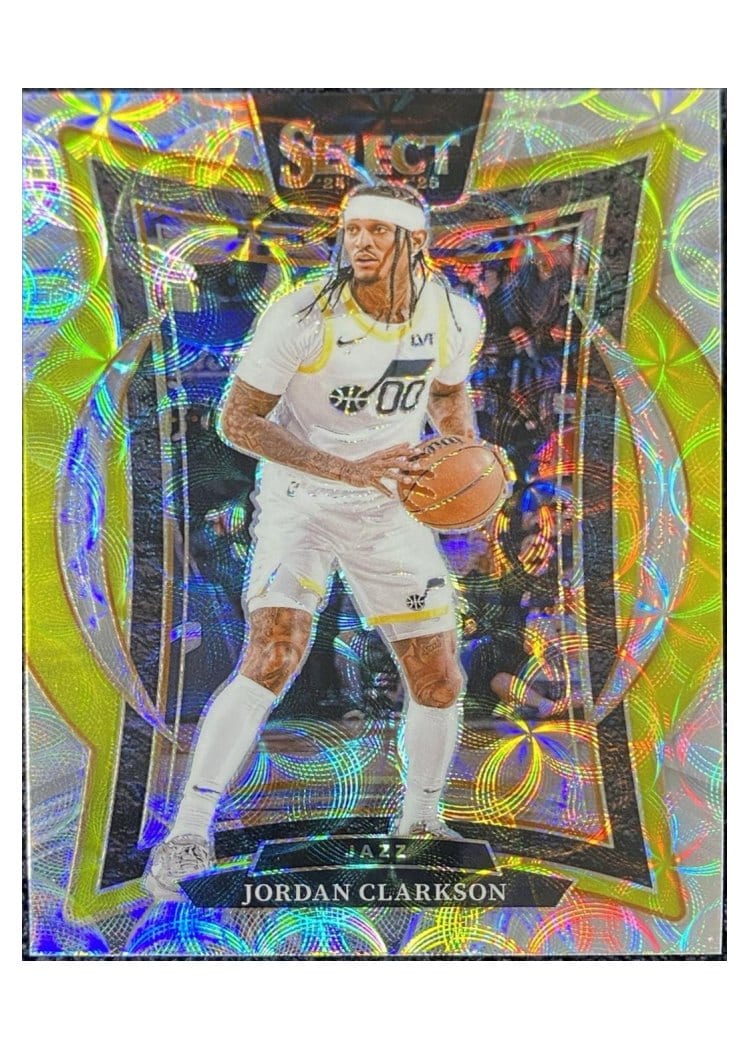 2024-25 Panini Select Base Set Jordan Clarkson #19 card