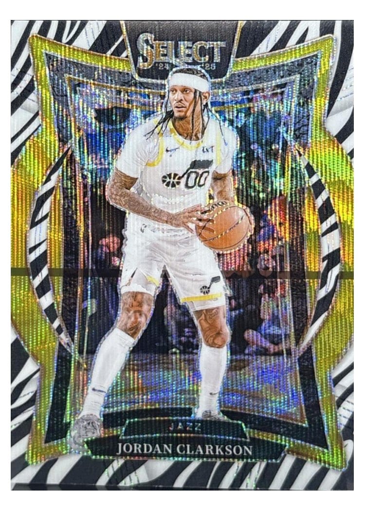 2024-25 Panini Select Base Set Jordan Clarkson #19 card