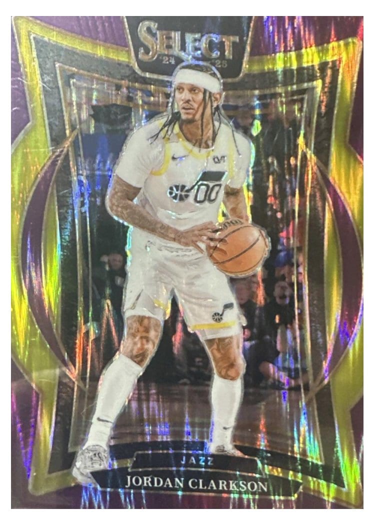 2024-25 Panini Select Base Set Jordan Clarkson #19 card