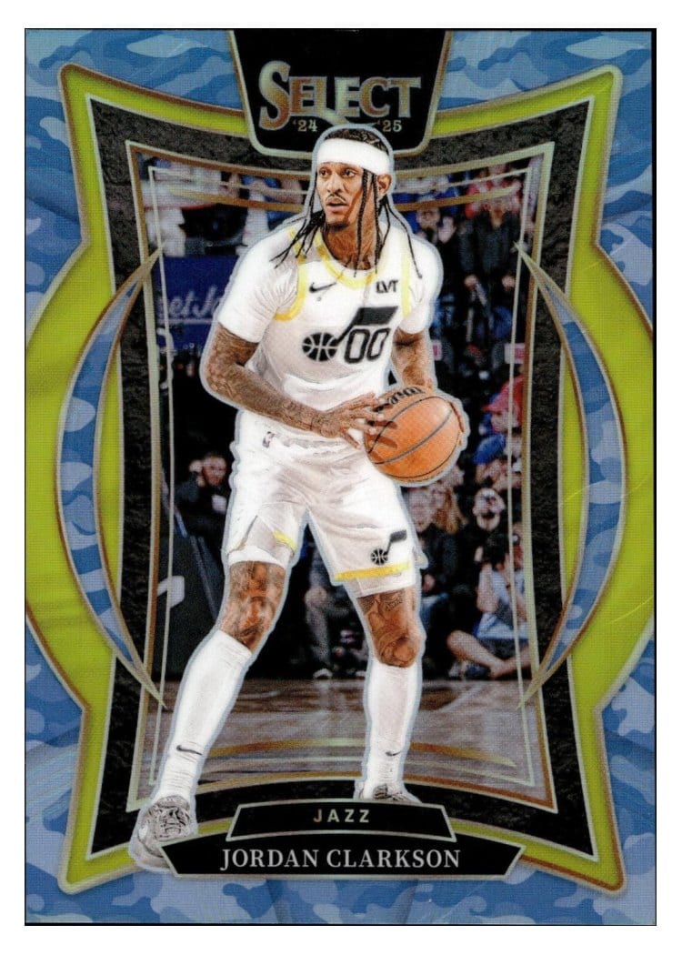 2024-25 Panini Select Base Set Jordan Clarkson #19 card