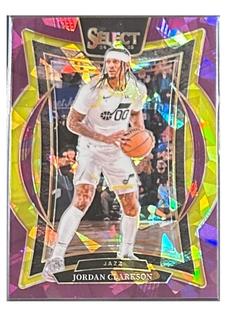 2024-25 Panini Select Base Set Jordan Clarkson #19 card
