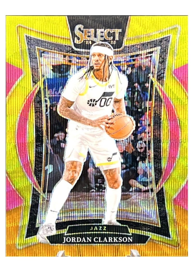 2024-25 Panini Select Base Set Jordan Clarkson #19 card