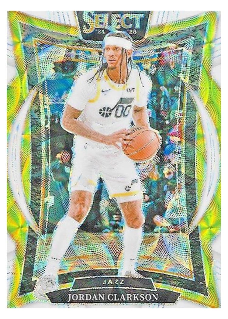 2024-25 Panini Select Base Set Jordan Clarkson #19 card