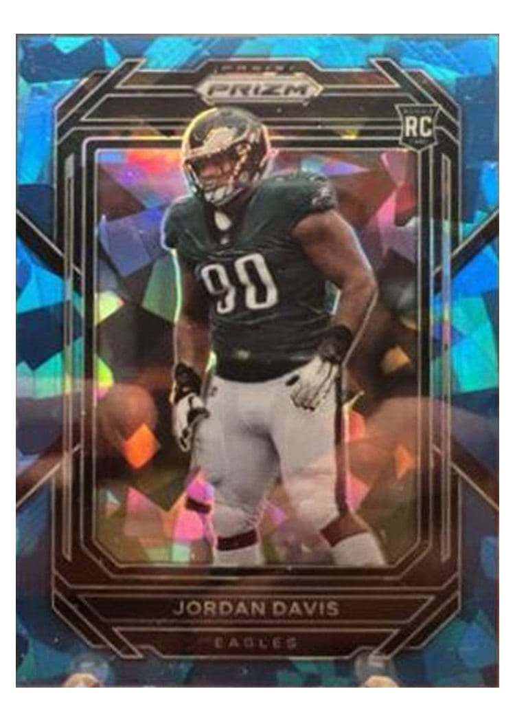 2022 Panini Prizm Base Set Jordan Davis #371 card