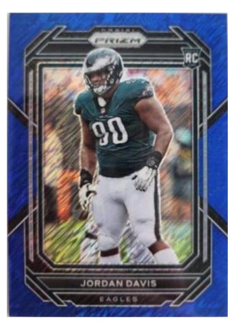 2022 Panini Prizm Base Set Jordan Davis #371 card