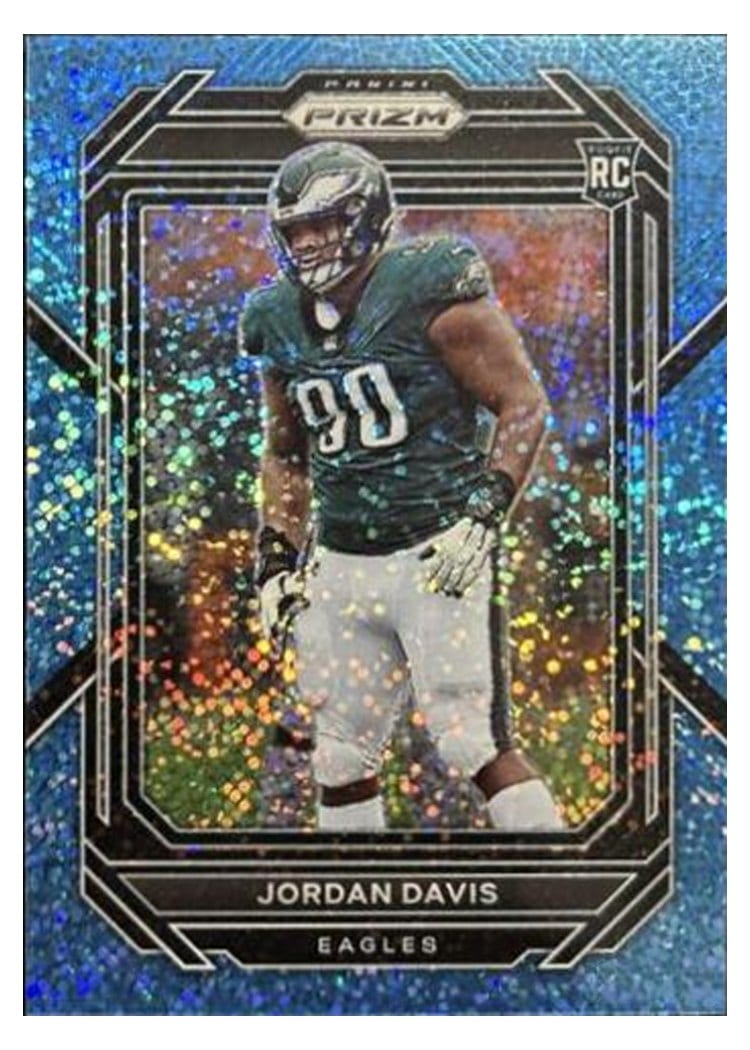 2022 Panini Prizm Base Set Jordan Davis #371 card