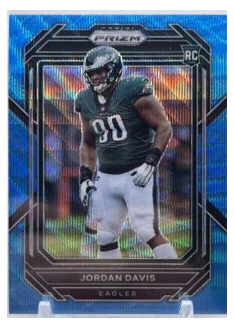 2022 Panini Prizm Base Set Jordan Davis #371 card