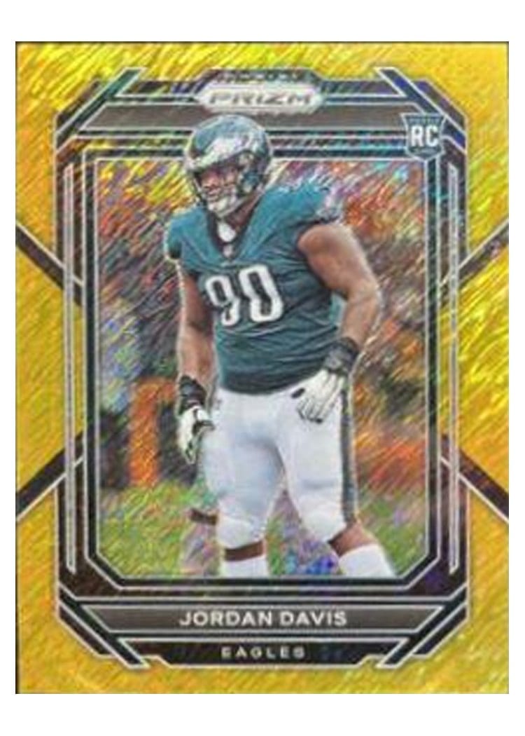2022 Panini Prizm Base Set Jordan Davis #371 card