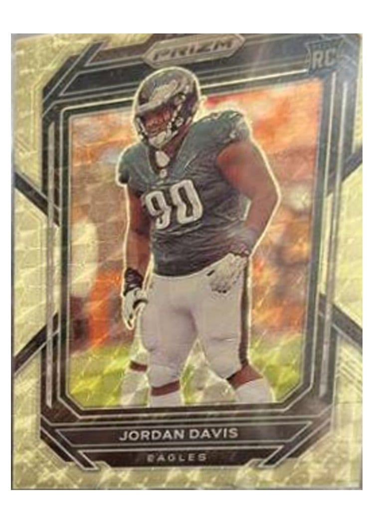 2022 Panini Prizm Base Set Jordan Davis #371 card