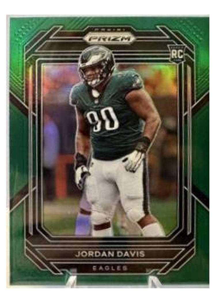 2022 Panini Prizm Base Set Jordan Davis #371 card