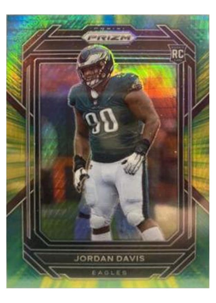 2022 Panini Prizm Base Set Jordan Davis #371 card