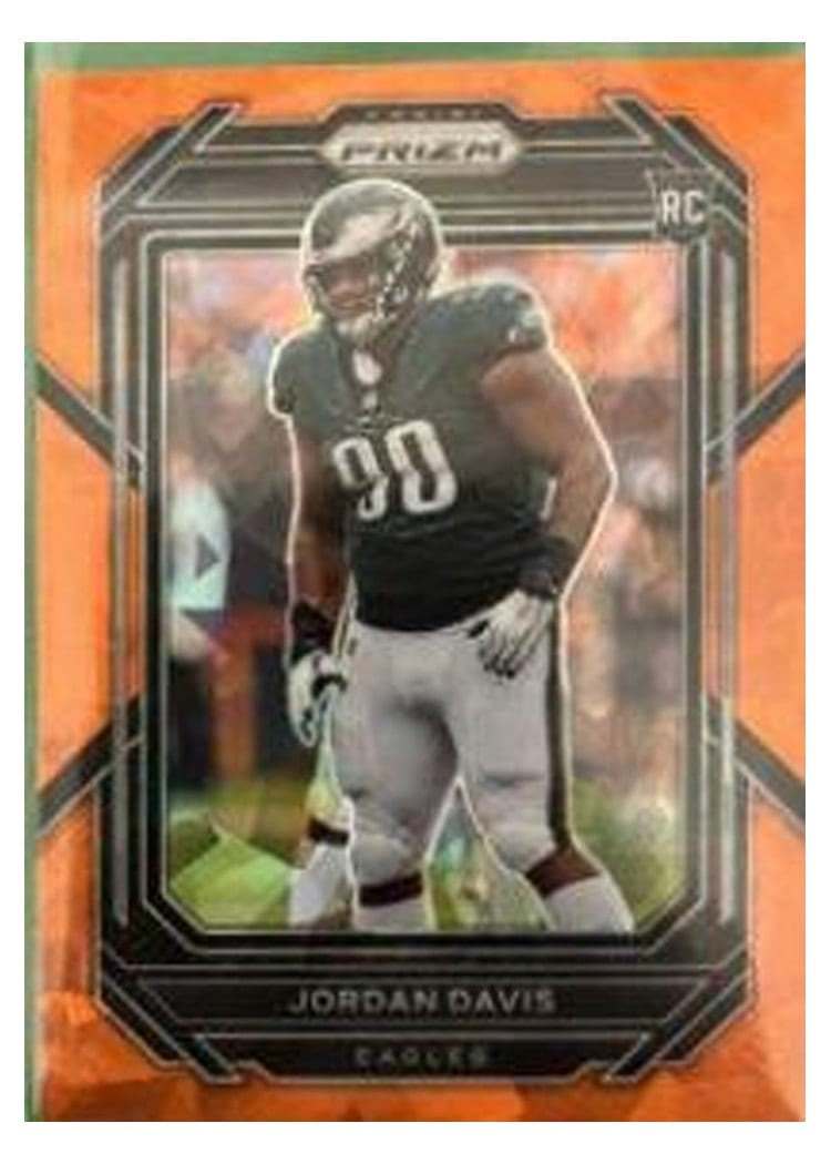 2022 Panini Prizm Base Set Jordan Davis #371 card