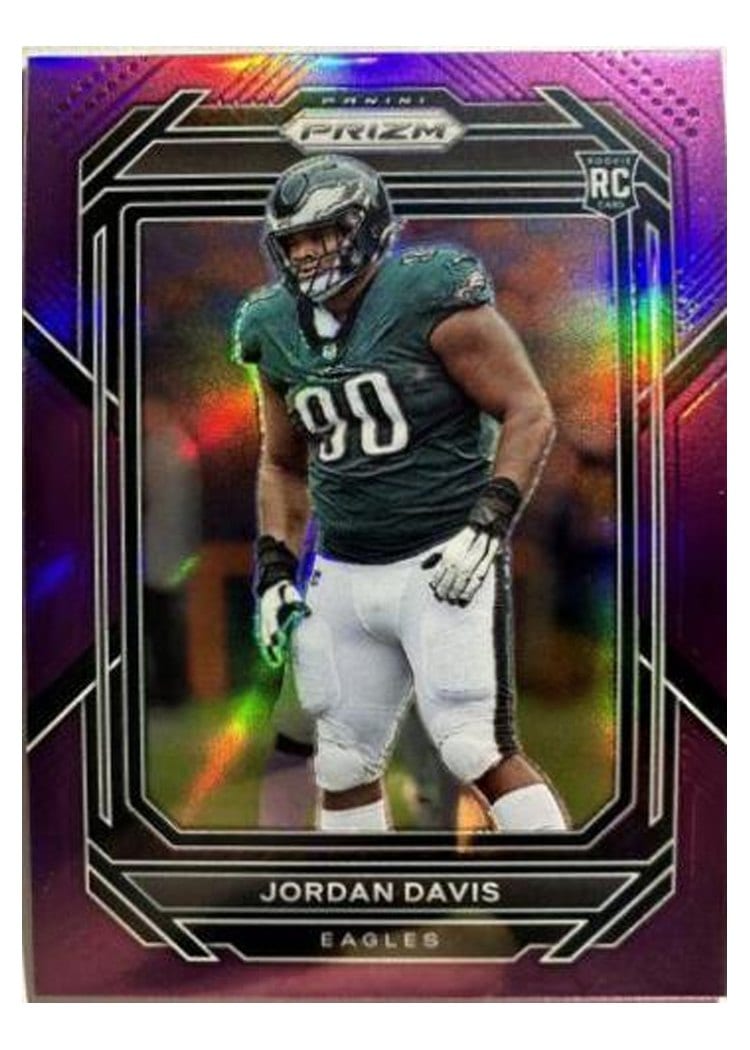 2022 Panini Prizm Base Set Jordan Davis #371 card